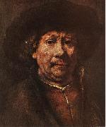 REMBRANDT Harmenszoon van Rijn Little Self-portrait sgr Sweden oil painting artist